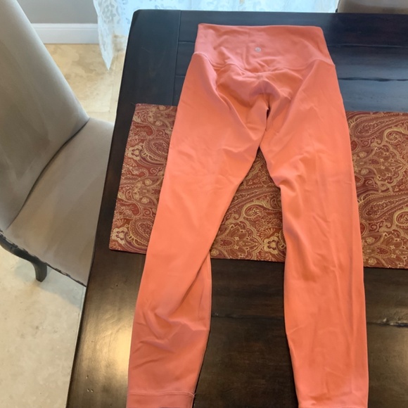 Lululemon Align High-Rise Pants Leggings Rustic Coral 25” Inseam , size 6, - Picture 3 of 5